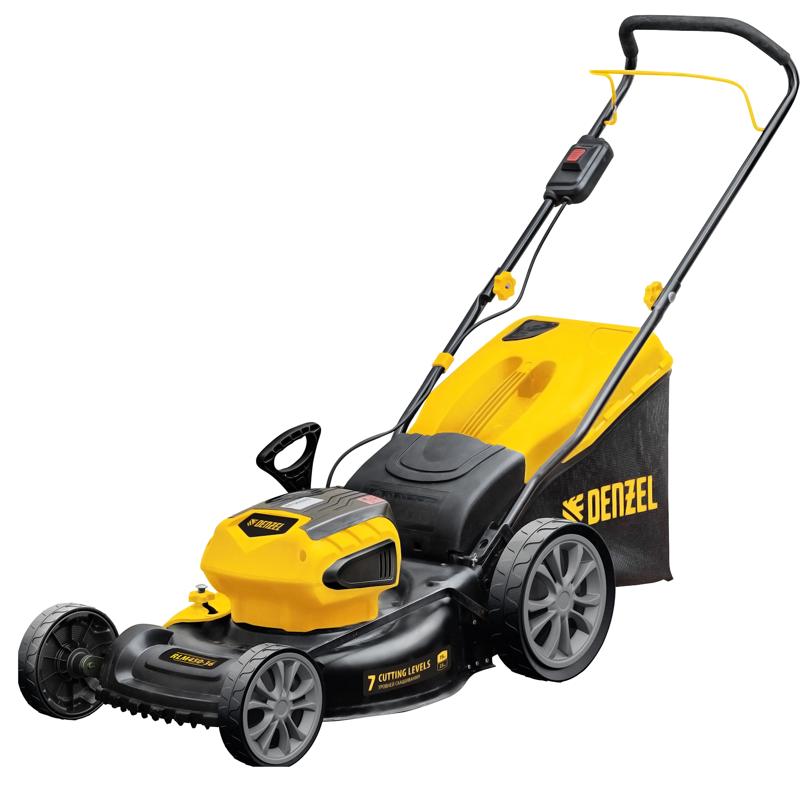 Газонокосилка аккумуляторная с двумя аккумуляторами Denzel RLM450-36 58910 30457₽