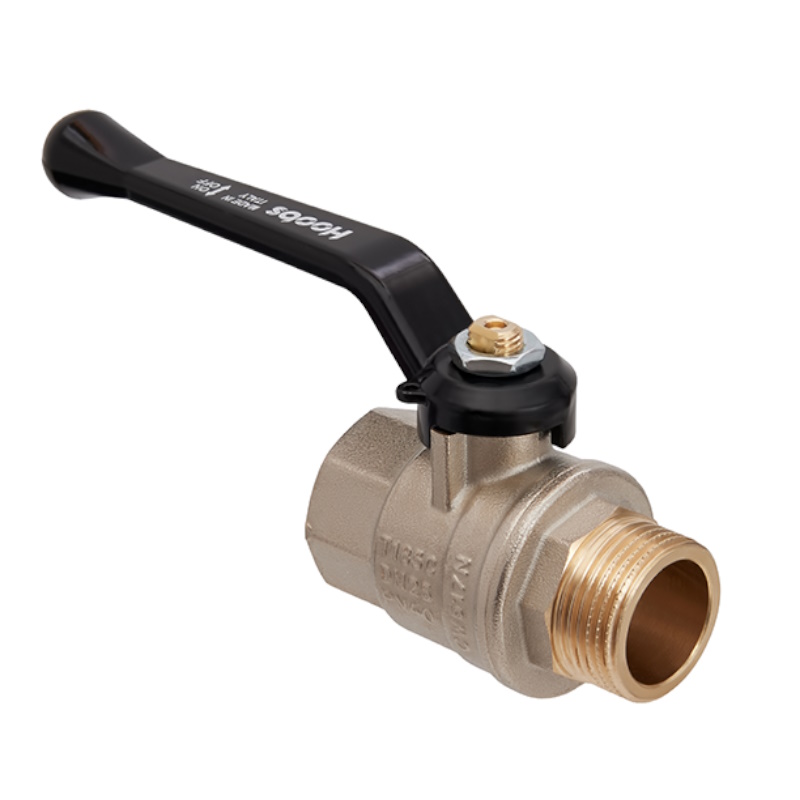 Кран шаровой Hoobs ORION 15114H, НР/ВР, 1'', с алюминиевым рычагом