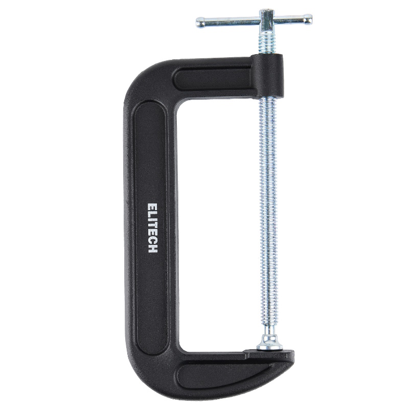 Струбцина Elitech 513107 207224, тип G, 215х85, усилие 1100кг в Угличе