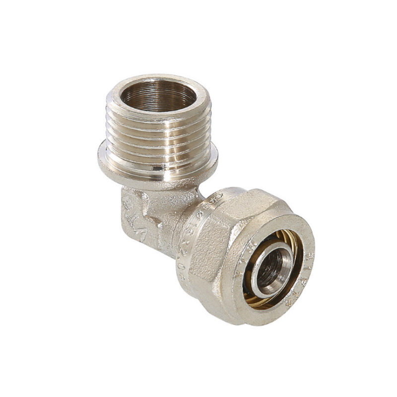 Угольник обжимной с переходом на НР Valtec 20 х 3/4" VTm.353.N.002005