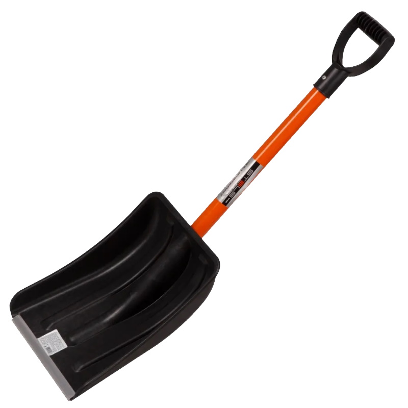 Лопата для уборки снега Stels 61586 пластиковая 275х345х890 мм стальной черенок 359₽