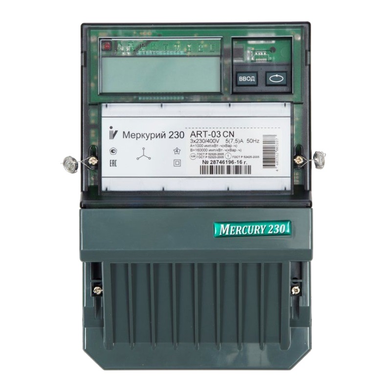 Электросчетчик Инкотекс Меркурий 230 ART-03 CN М0000052401 75574 (3Ф, многотариф., электронный) в Рыбинске