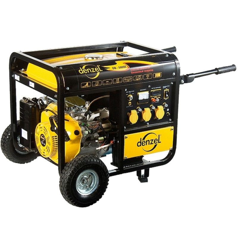 Генератор бензиновый Denzel DB5000Е