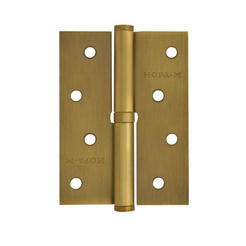 Петля дверная разъемная Нора-М 16377, 750-4", 100*75*2,5, без колпачка, матовый кофе, правая в Муроме
