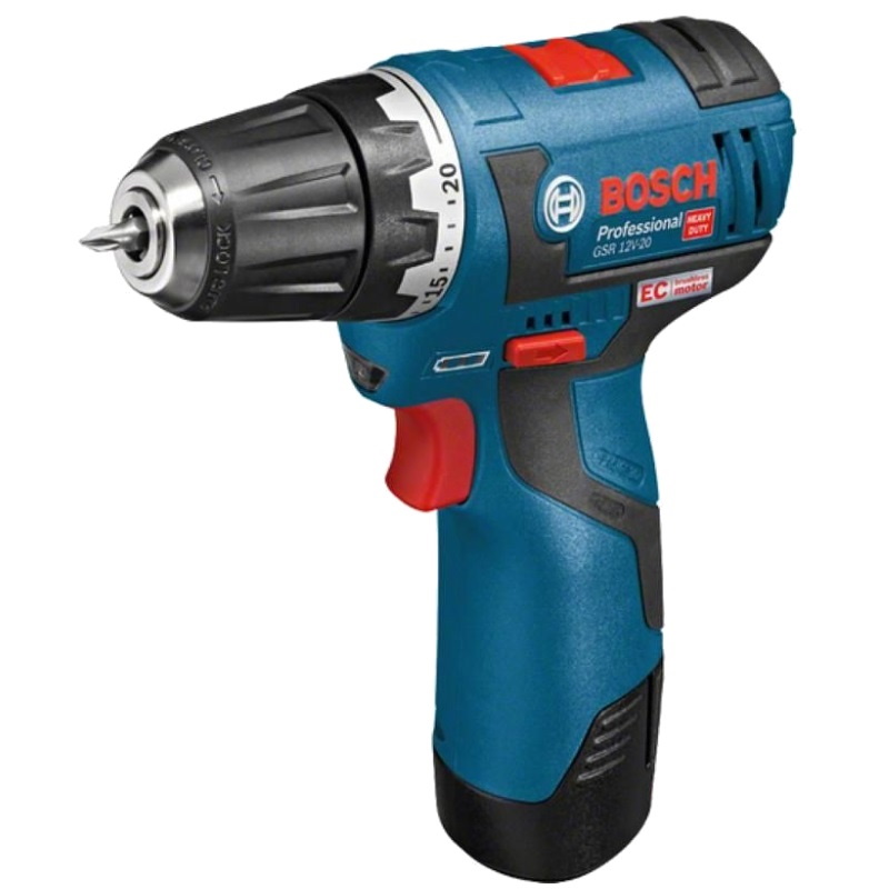 Аккумуляторная дрель-шуруповерт Bosch GSR 12V-20 0.601.9D4.000 в Кинешме