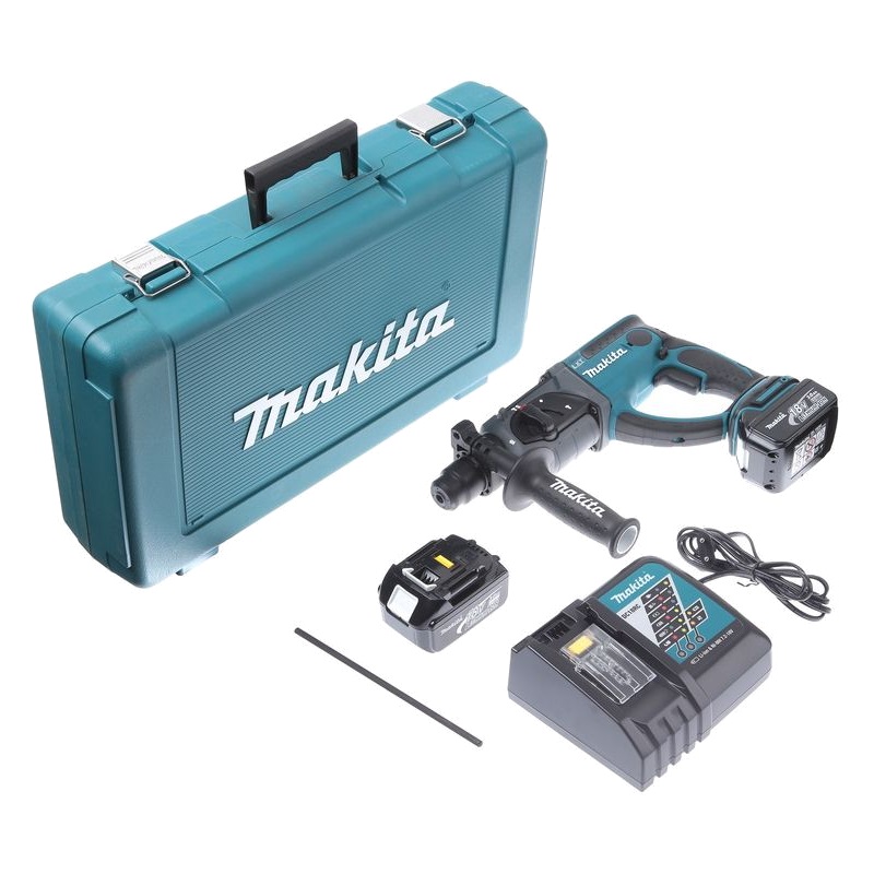 Аккумуляторный перфоратор Makita DHR 202 RFE в кейсе, с защитной муфтой в Александрове