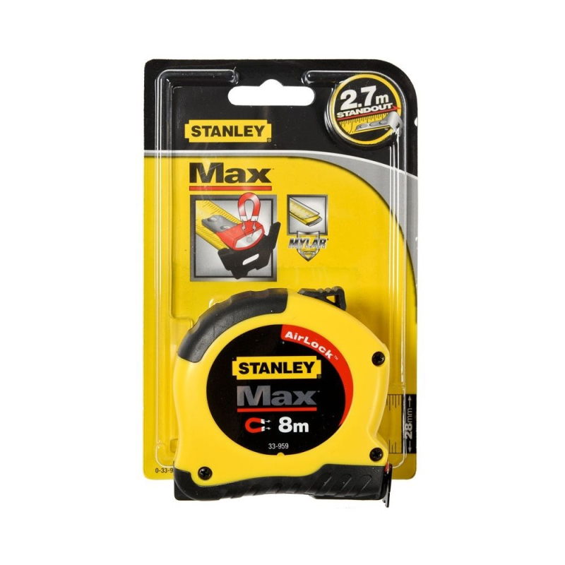 Рулетка Stanley Max 0-33-959 (8 м, 28 мм) во Владимире