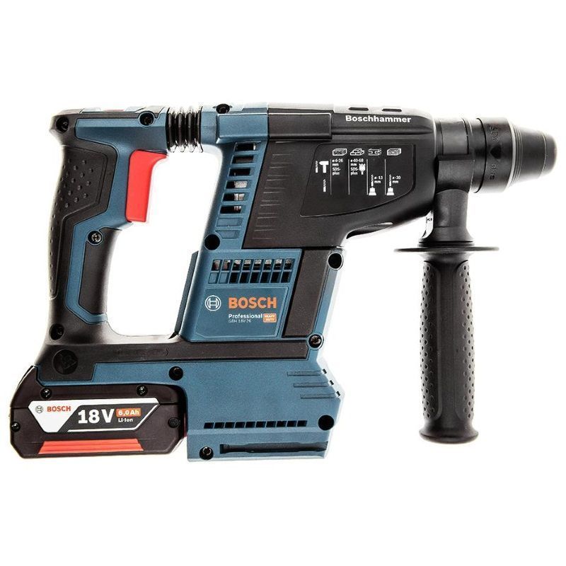 Аккумуляторный перфоратор Bosch GBH 18V-26 0.611.909.003 в кейсе, с защитной муфтой, с виброзащитой