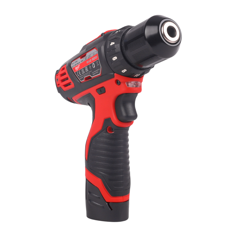 Аккумуляторная дрель-шуруповерт Milwaukee M12 BDD-202С 4933441915 в Переславле