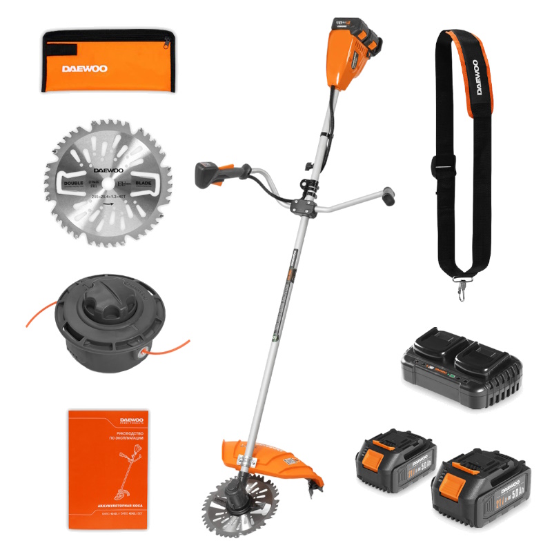 Коса аккумуляторная Daewoo DABC 4242Li SET в Туле