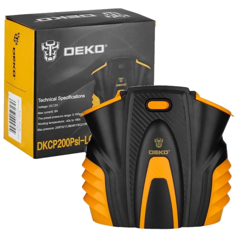 Насос автомобильный цифровой Deko DKCP200Psi-LCD Plus 065-0796 2118₽