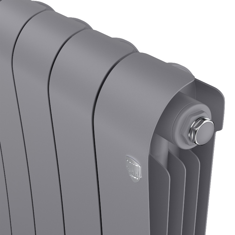 Радиатор биметаллический Royal Thermo Infinity 500 Silver Satin НС-1630025, 12 секций
