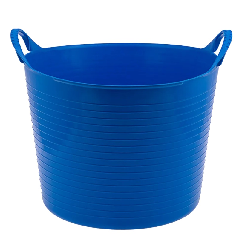 Ведро гибкое сверхпрочное Сибртех 67508, полиэтилен 40 л, синее