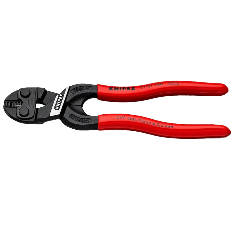 Болторез компактный Knipex KN-7131160 CoBolt S с выемкой на кромках 160 мм обливные ручки 7987₽