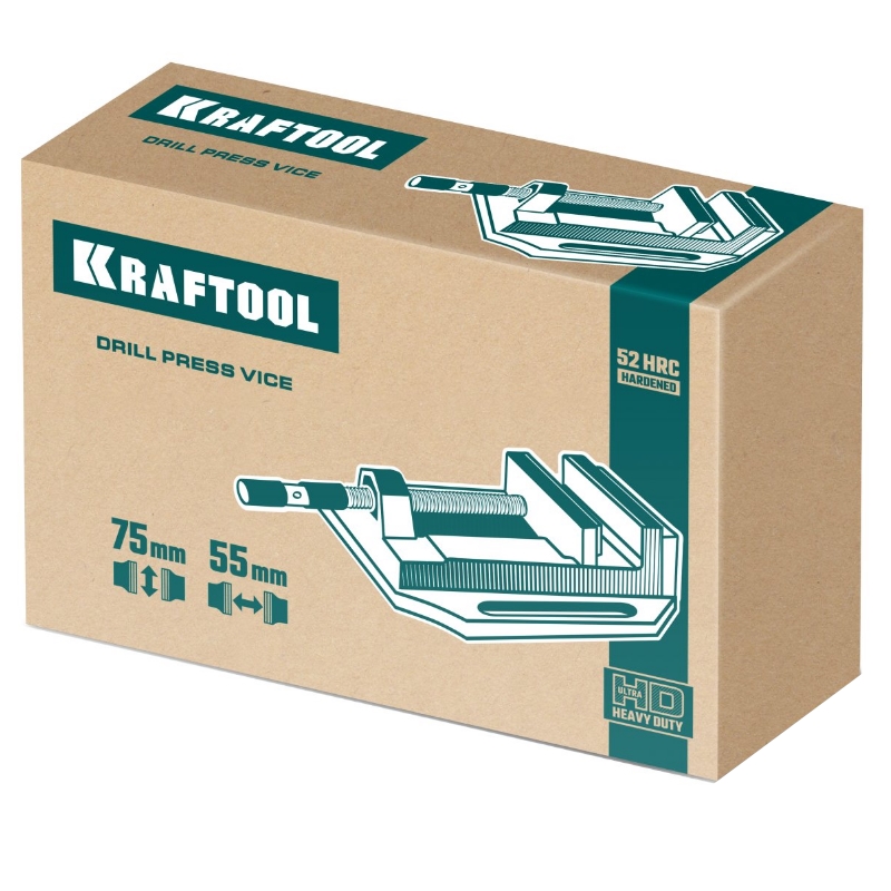 Станочные сверлильные тиски Kraftool DPV-75 32722-75, 75 мм в Твери