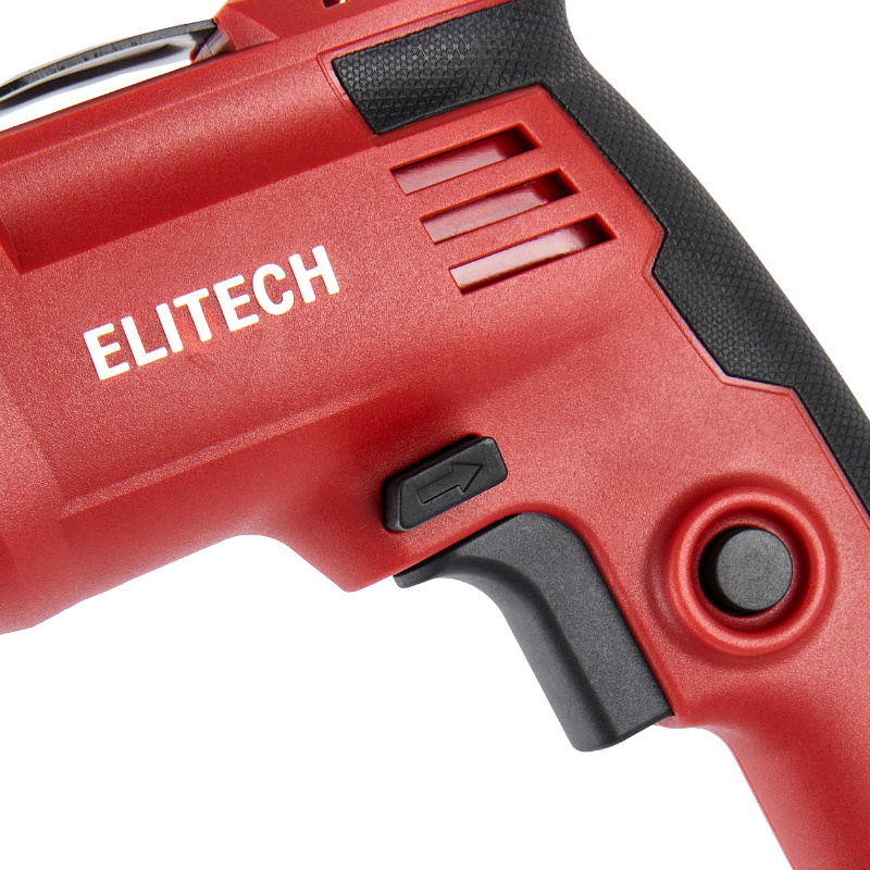 Дрель Elitech Д 0410РЭ (E2201.027.00) 204495, 400 Вт, БЗП-10мм, 0-2900об/мин, 1.2кг, кор,клипса в Переславле