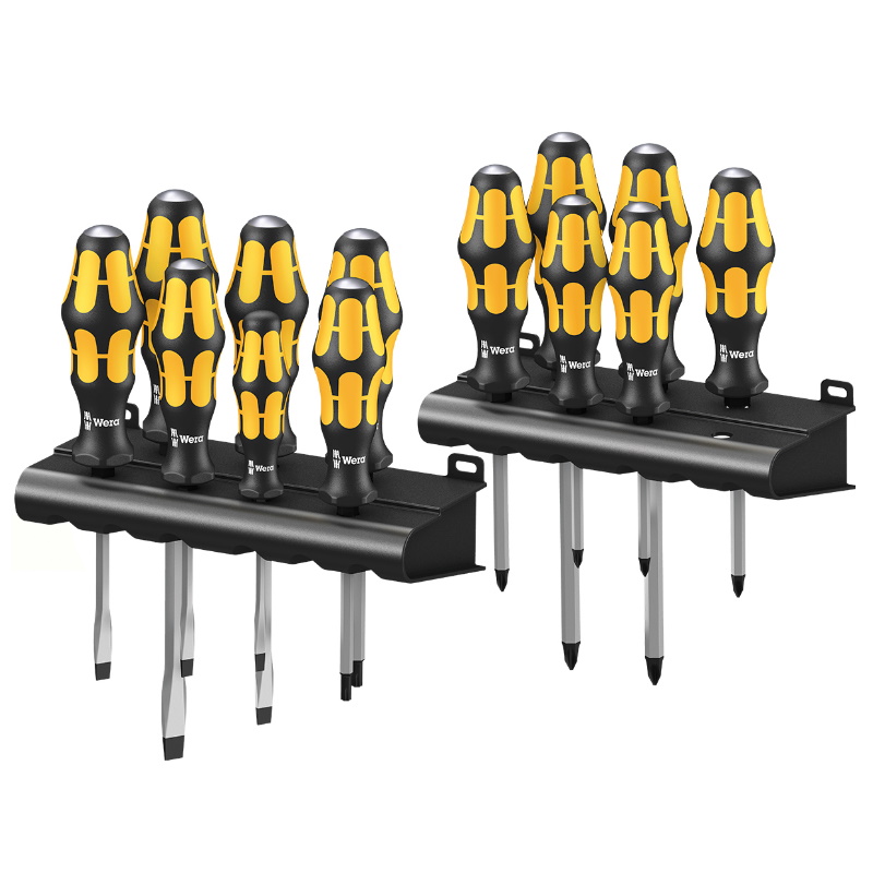 Набор отвёрток силовых с двумя подставками Wera Big Pack 900 WE-133285 13 пр.  в Вологде