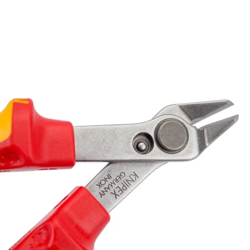 Бокорезы Knipex Electronic Super Knips KN-7806125, прецизионные VDE, нерж., 125 мм, 2-комп диэлектрические ручки в Угличе