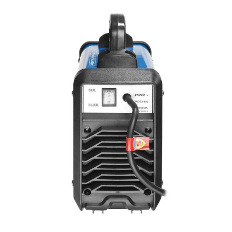 Инвертор сварочный Зубр ЗАС-Т3-190 Профессионал 190А MMA ПВ-60
