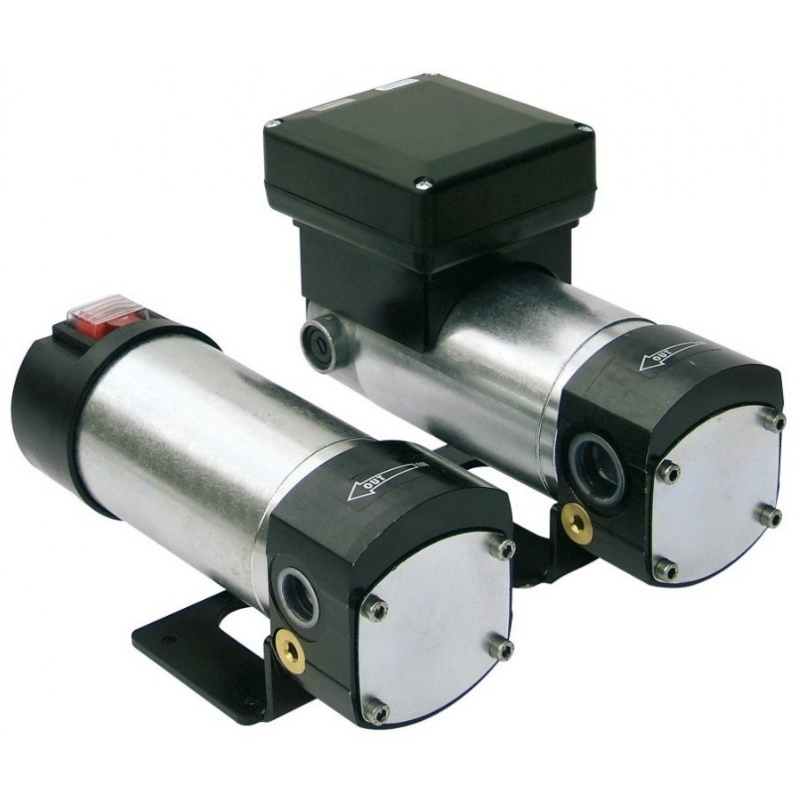 Шестеренный электронасос для масла Piusi Viscomat DC 120/1 12V F0030900A, вязкостью до 2000 сСт, 5 л/мин