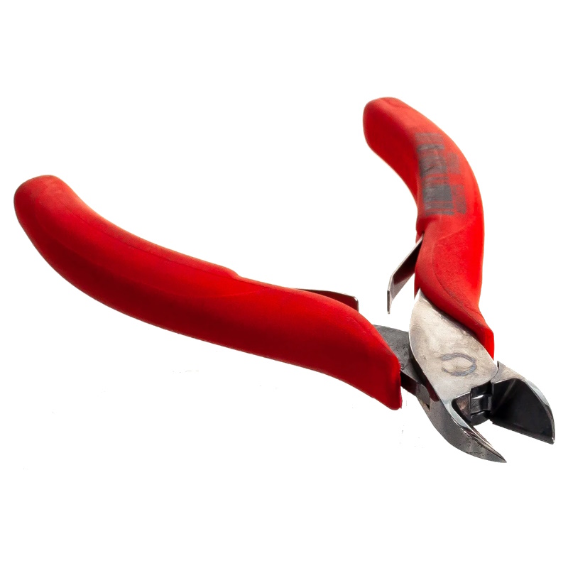 Бокорезы для электроники Knipex KN-7701115, округлая головка, 115 мм, обливные ручки в Иваново