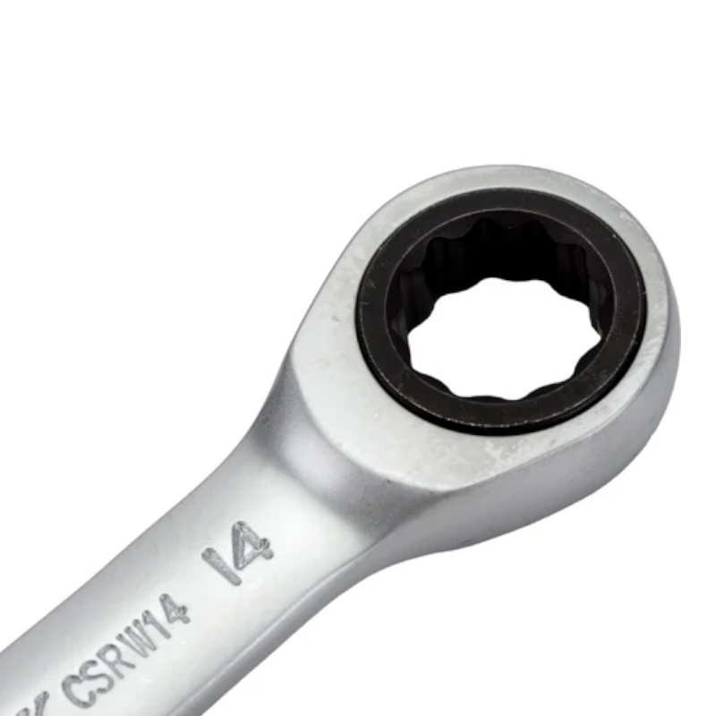 Ключ гаечный комбинированный трещоточный короткий Thorvik CSRW14 053523, 14 мм в Костроме