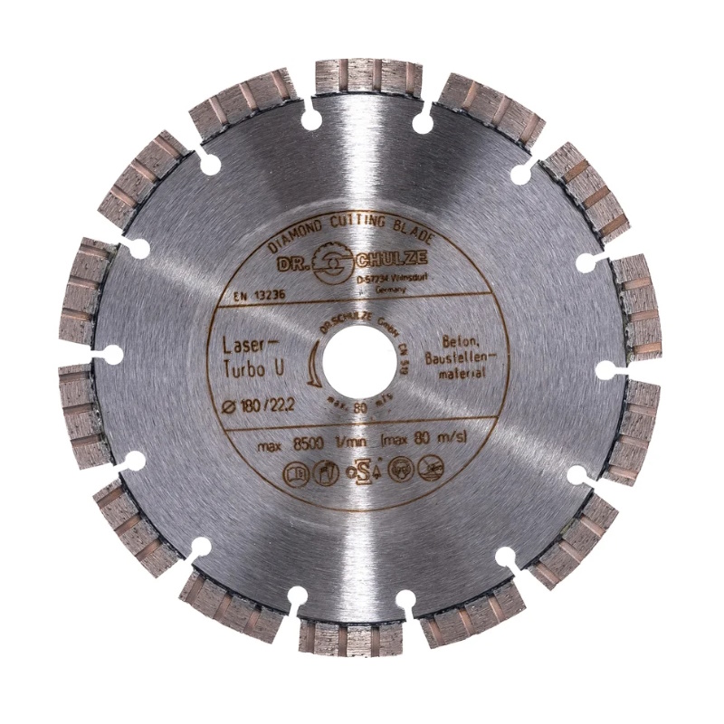 Диск алмазный Dr.Schulze TS21002638, Ф 180 х 22,2, Laser Turbo U во Владимире