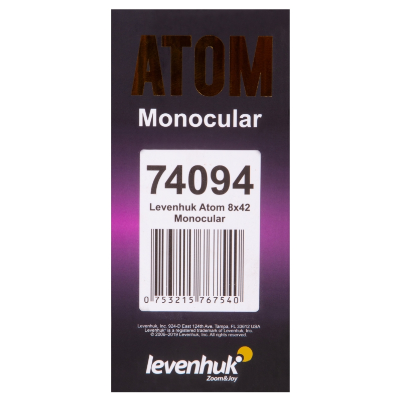 Монокуляр Levenhuk Atom 74094, 8x42