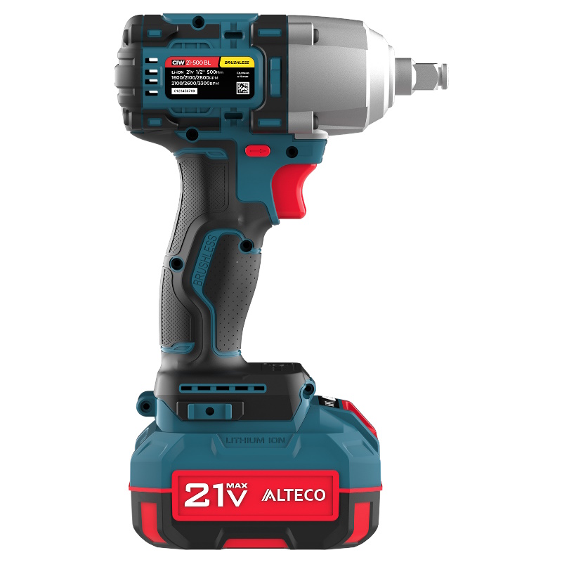 Бесщёточный аккумуляторный ударный гайковерт Alteco CIW 21-500 BL 71516 в Угличе