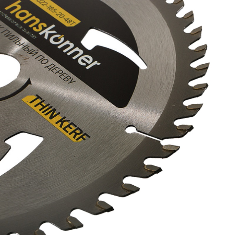 Пильный диск по дереву Hanskonner THIN KERF H9022-165-20-48T (165x20 мм, 48 зубьев) в Череповце