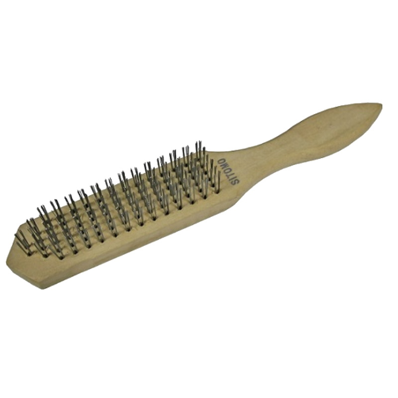 Щетка металлическая ручная Sitomo Эконом 866844 290 мм 6-рядная 79₽