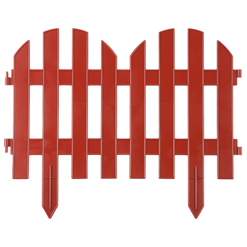 Декоративный забор Grinda Палисадник 422205-T, 28 х 300 см, терракот, 7 секций в Александрове