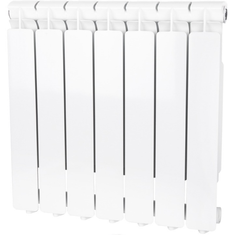 Радиатор Stout Bravo 500 SRA-0120-050007 7 секций алюминиевый нижнее правое подключение белый RAL 9010 9983₽