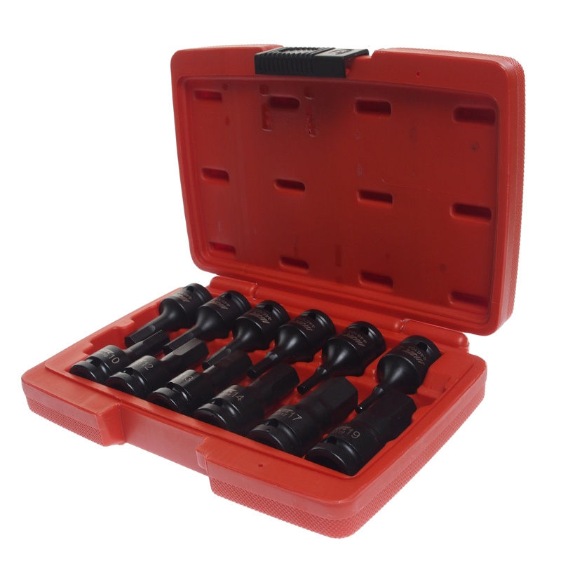 Набор головок ударных JTC JTC-J412H HEX 12 H 4-19 мм длина 60 мм в кейсе 12 шт 7110₽