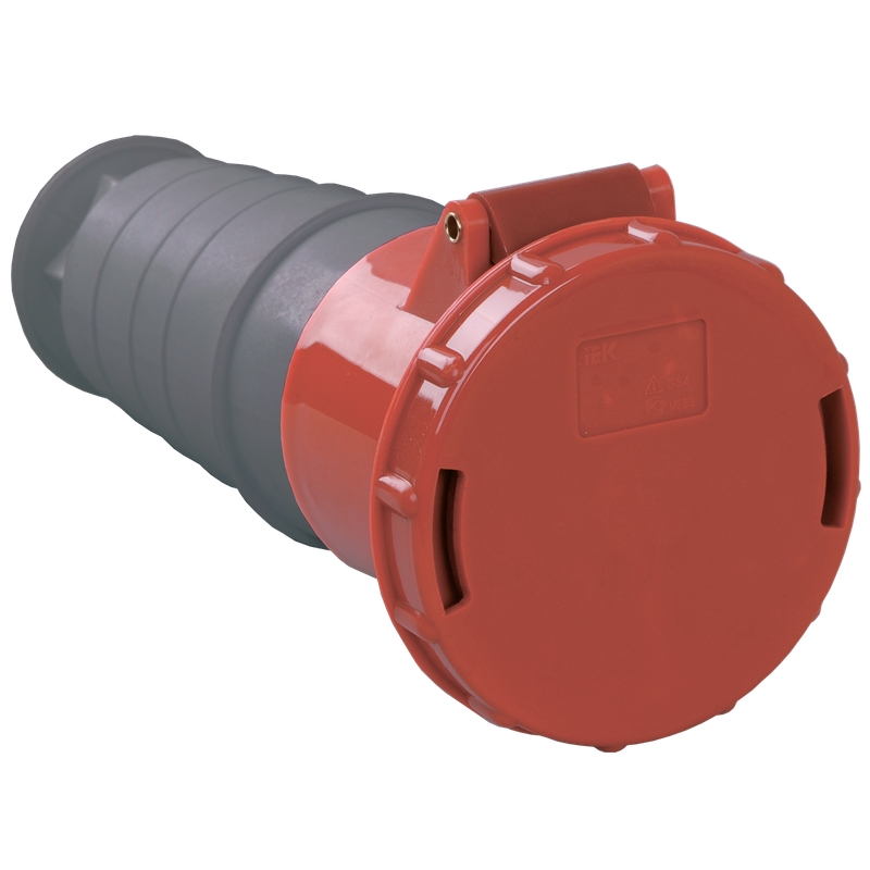 Розетка переносная IEK ССИ-234 PSR22-063-4, 63А-6ч 380В 3P+PE IP54 в Угличе