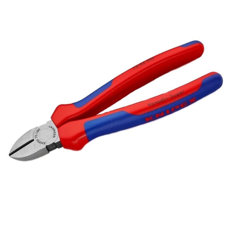 Кусачки боковые KNIPEX, черненые, 180 mm, KN-7002180