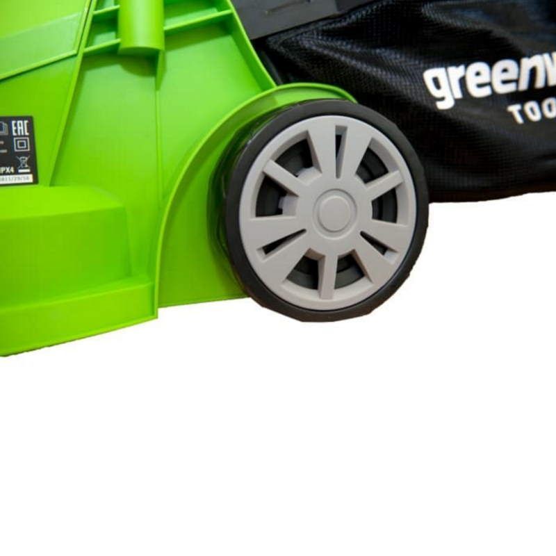 Газонокосилка Greenworks GLM1232 2502207, 1200 Вт, 33 см в Рыбинске