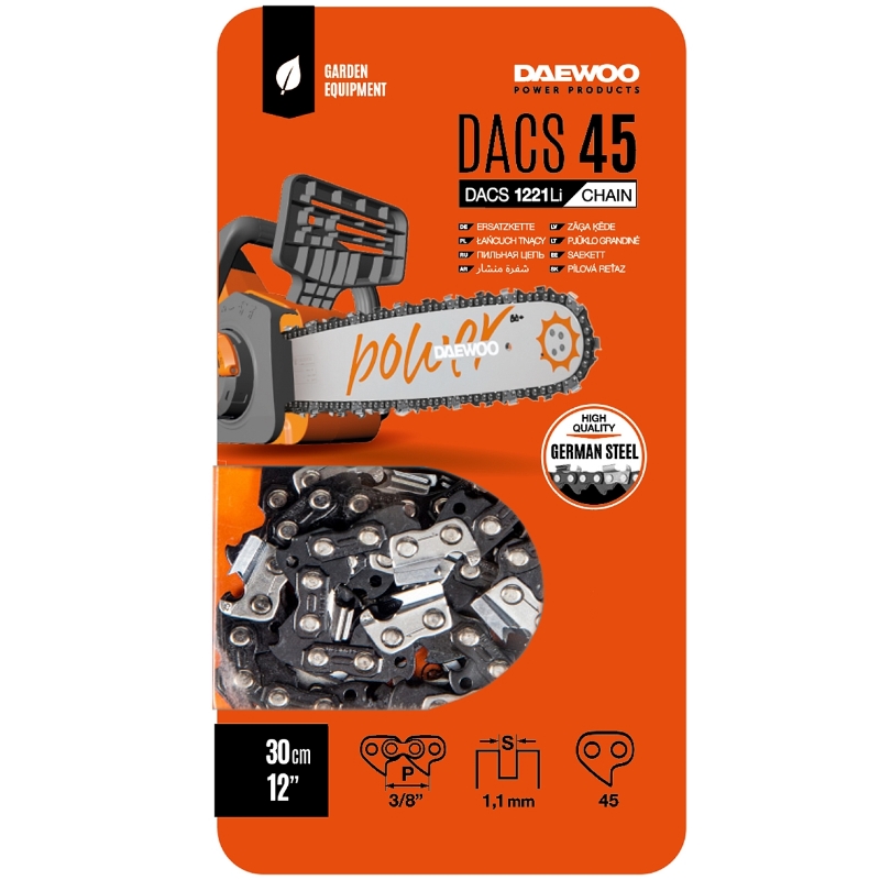 Пильная цепь Daewoo DACS 45 45зв. , паз 1,1 шаг 3/8 в Ярославле