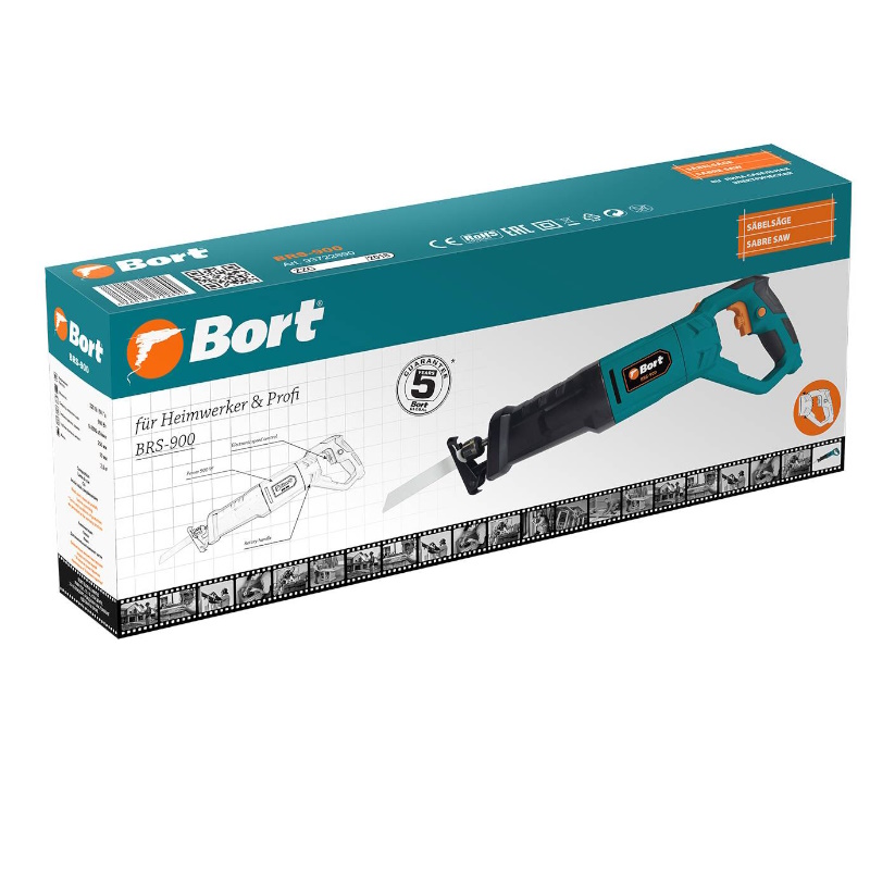 Пила сабельная электрическая Bort BRS-900 93722890