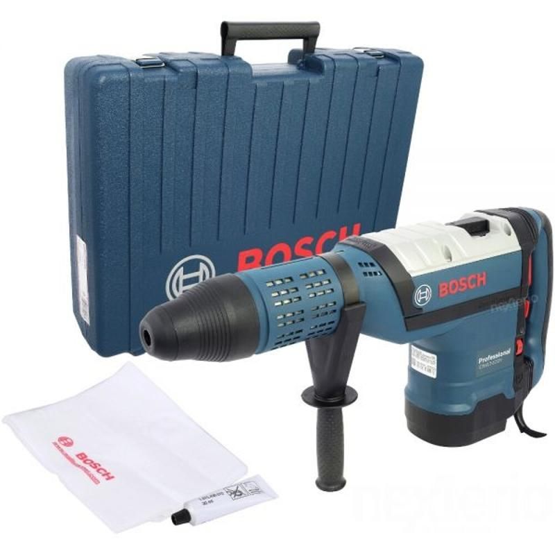 Перфоратор Bosch GBH 12-52 D 0.611.266.100 в кейсе, с защитной муфтой, с виброзащитой