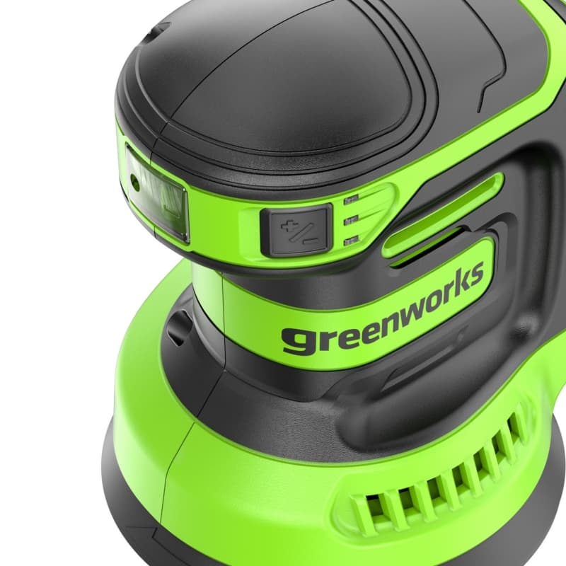 Шлифмашина эксцентриковая Greenworks OS325 24V 3100907CUA, 125 мм,  АКБ 2Ач,ЗУ в Череповце