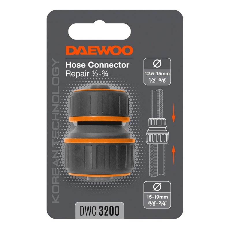 Переходник для шлангов с 13-15 мм (1/2"-5/8") на 15-19 мм (5/8"-3/4") Daewoo DWC 3200 в Вологде