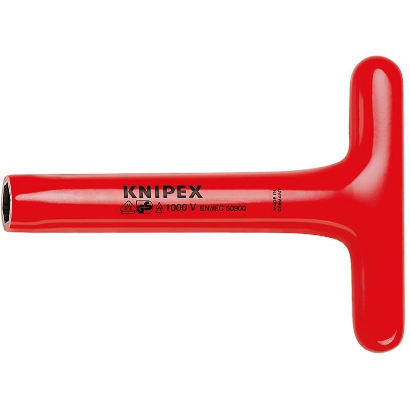 Торцевой ключ с Т-образной ручкой KNIPEX, 300 mm, KN-980519