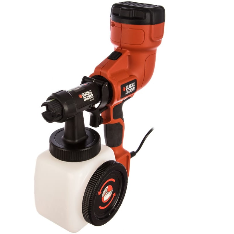 Электрический краскопульт Black+Decker HVLP200-QS, бачок 1200 мл в Кинешме