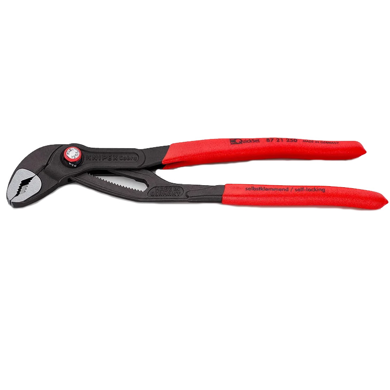 Клещи переставные Knipex Cobra QuickSet SB KN-8721250SB, зев 50 мм (2"), длина 250 мм, фосфатированные, обливные ручки в Иваново