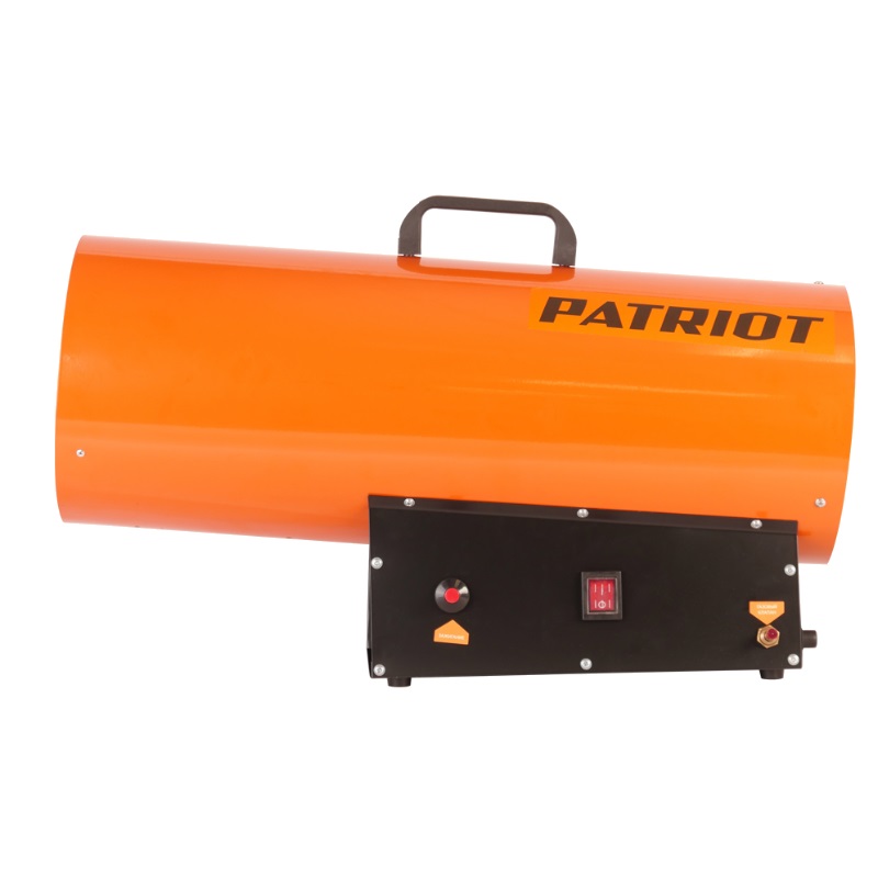 Газовая тепловая пушка Patriot GS 50 (мощность 50 кВт, площадь обогрева 1500 м^2, производительность 872 м³/ч) во Владимире