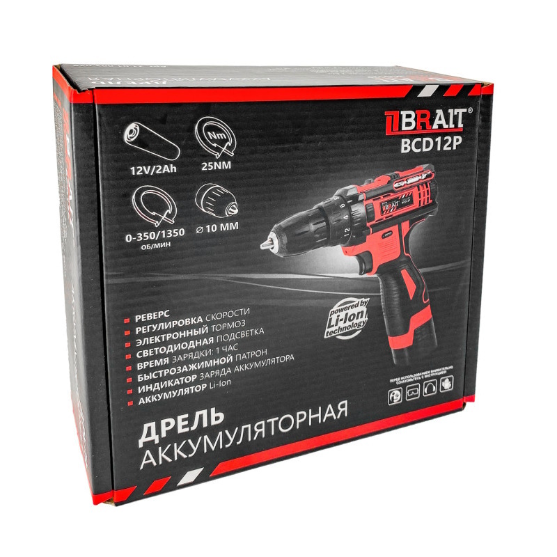 Мотоблок бензиновый Brait BR-302H 04.01.126.011П, в подарок дрель аккумуляторная BCD12P (7л.с) во Владимире