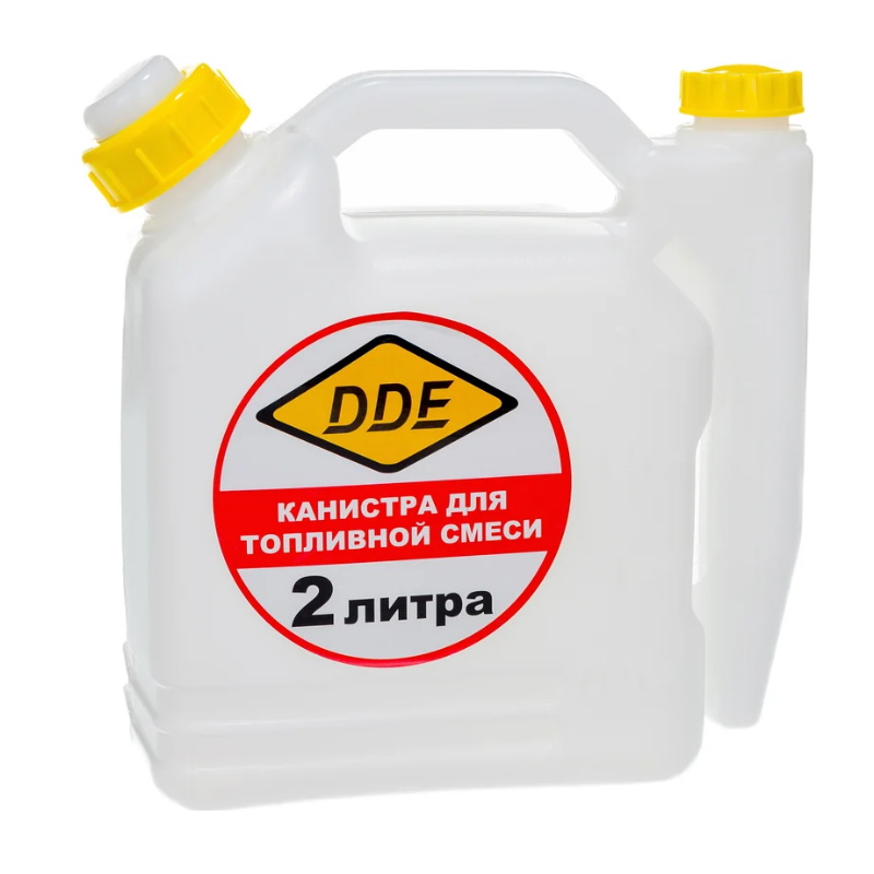 Канистра для приготовления топливной смеси DDE, 2 л, трубка для заливки 247-019