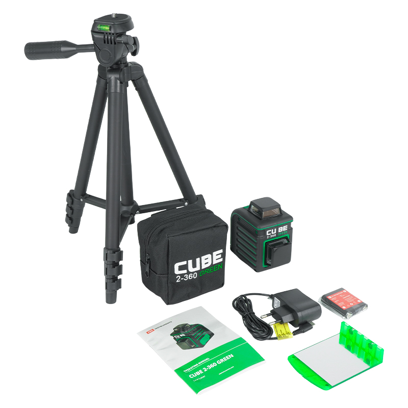 Построитель лазерных плоскостей ADA Cube 2-360 Green Professional Edition А00534