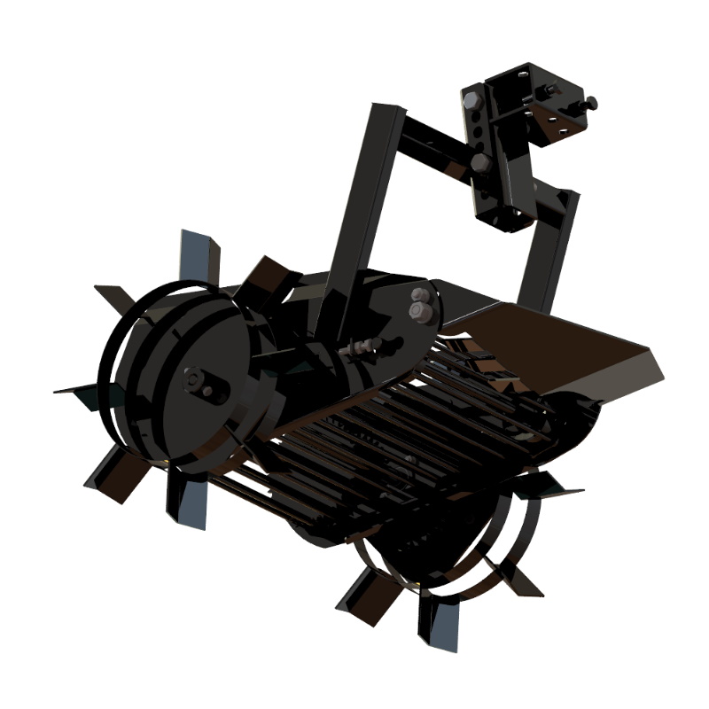 Картофелекопалка Пахарь ККТУ транспортерная универсальная  (привод от грунтозацепов)